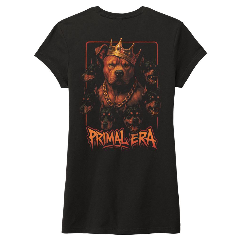 Ladies A Dog Pack King Fitted Tri-blend Tee