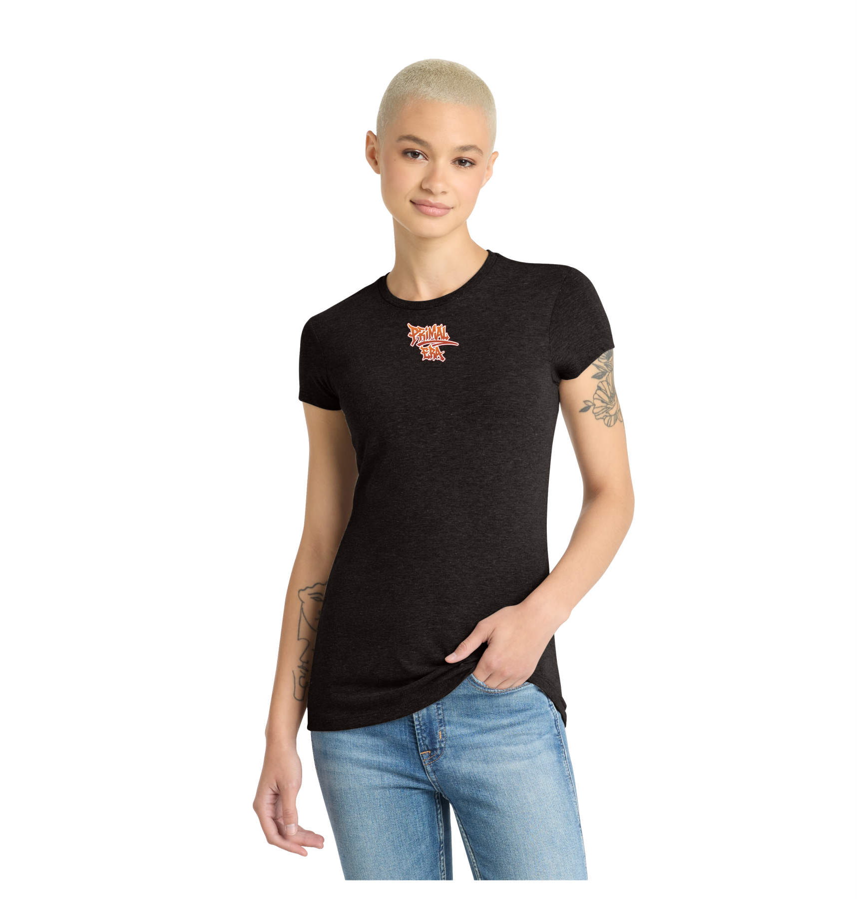 Ladies A Dog Pack King Fitted Tri-blend Tee