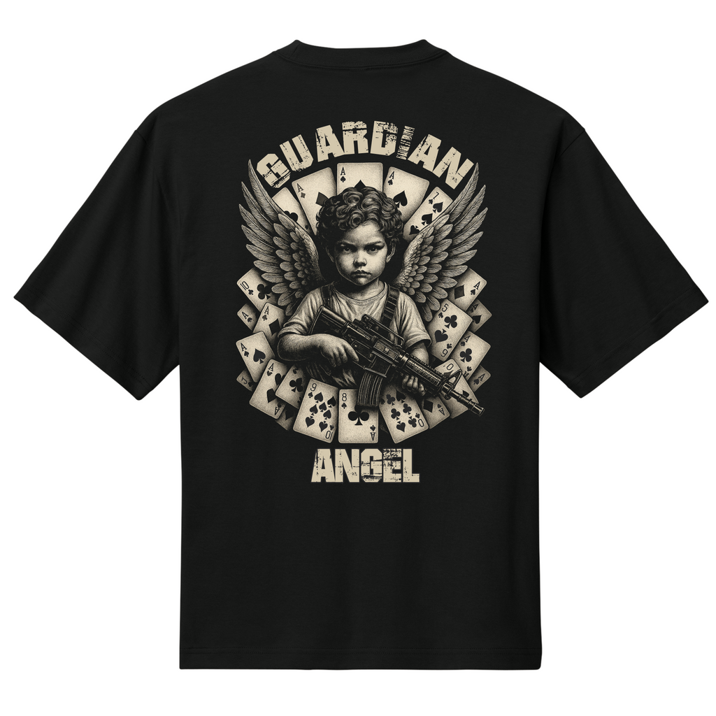 A Guardian Angel Drop-Shoulder Oversized Tee