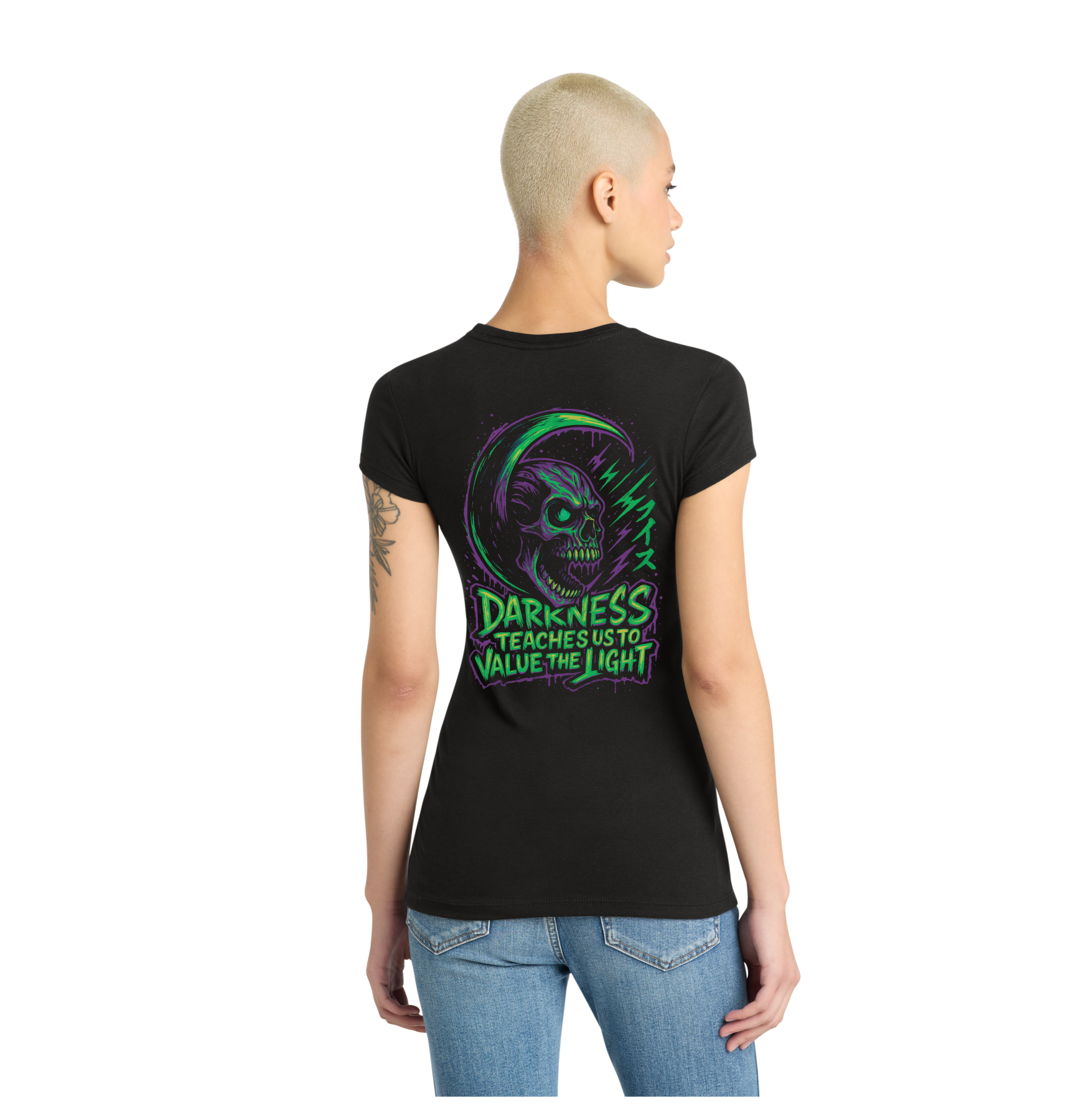 Ladies A Lesson in Light Primal Fitted Tri-blend Tee