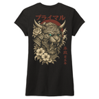 Ladies Animalistic Primal Samurai Fitted Tri-blend Tee