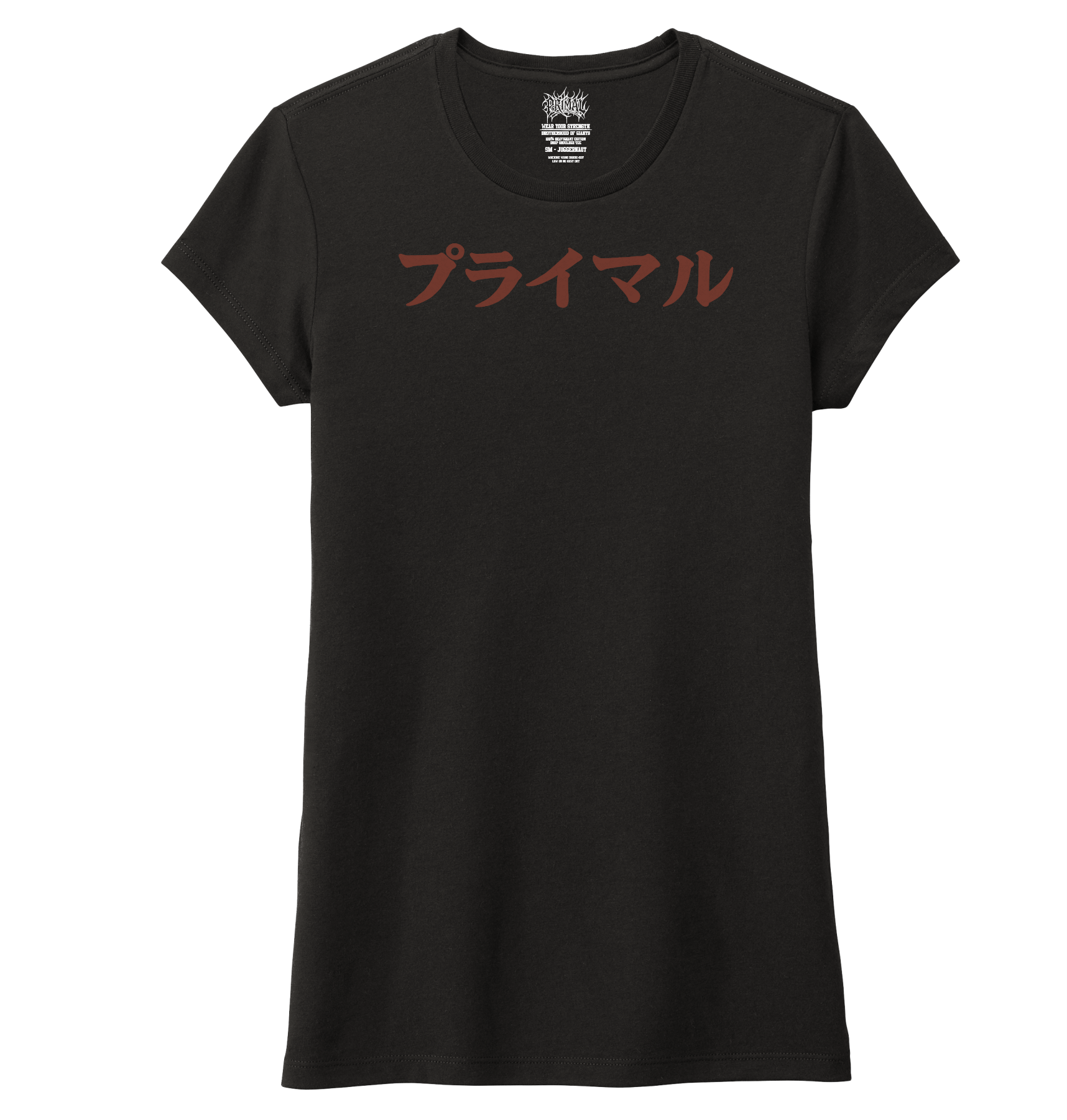 Ladies Animalistic Primal Samurai Fitted Tri-blend Tee