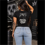 Ladies Bears Primal Rage Fitted Tri-blend Tee