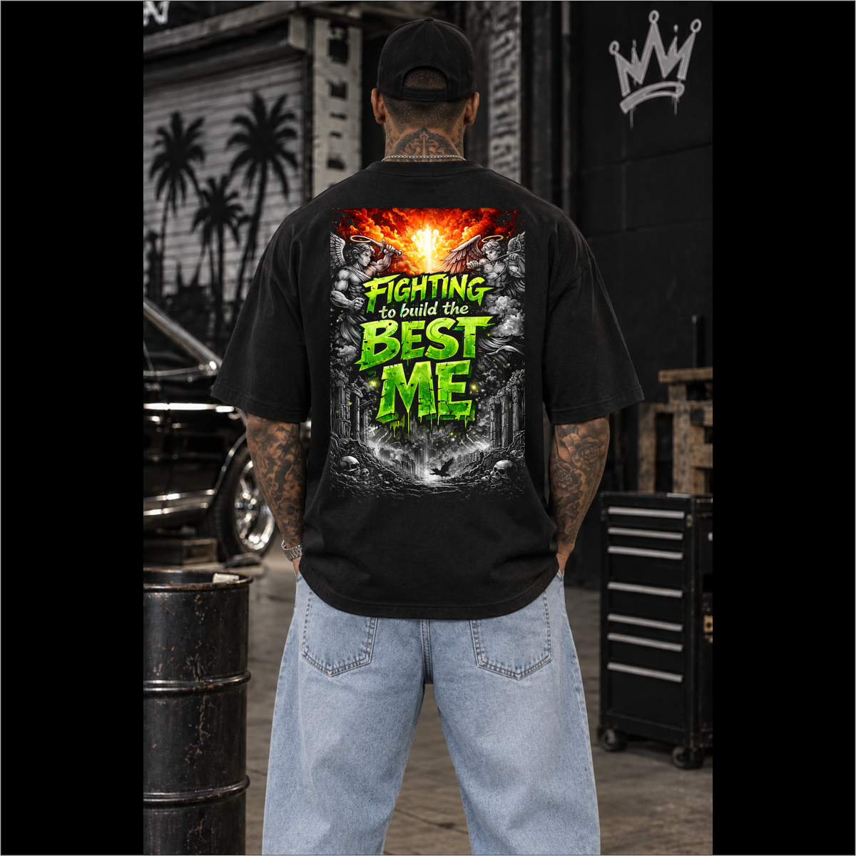 Best Me Drop-Shoulder Oversized Tee