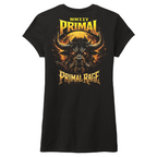 Ladies Animosity Bulls Rage Fitted Tri-blend Tee