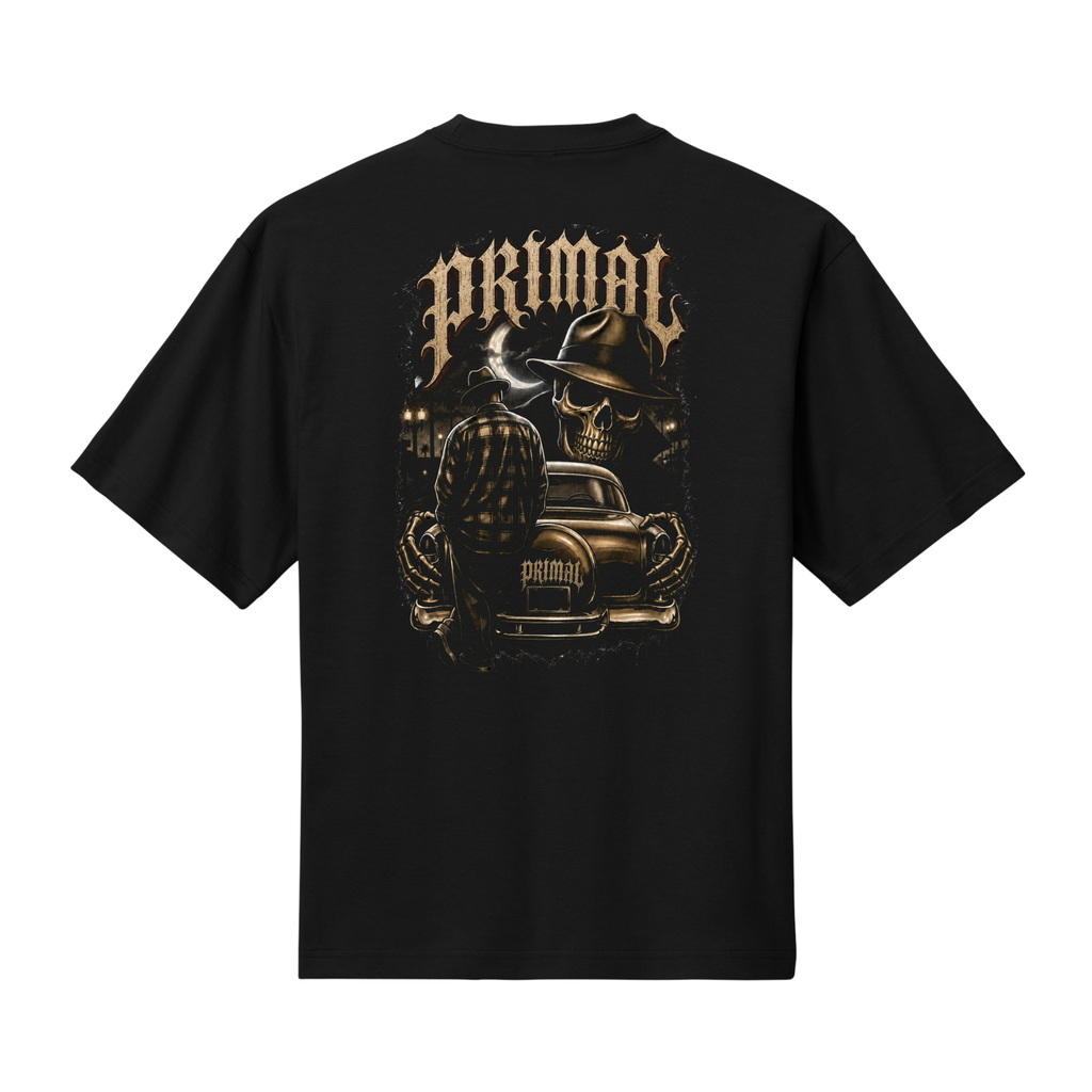 Cholo Nights Drop-Shoulder Oversized Tee