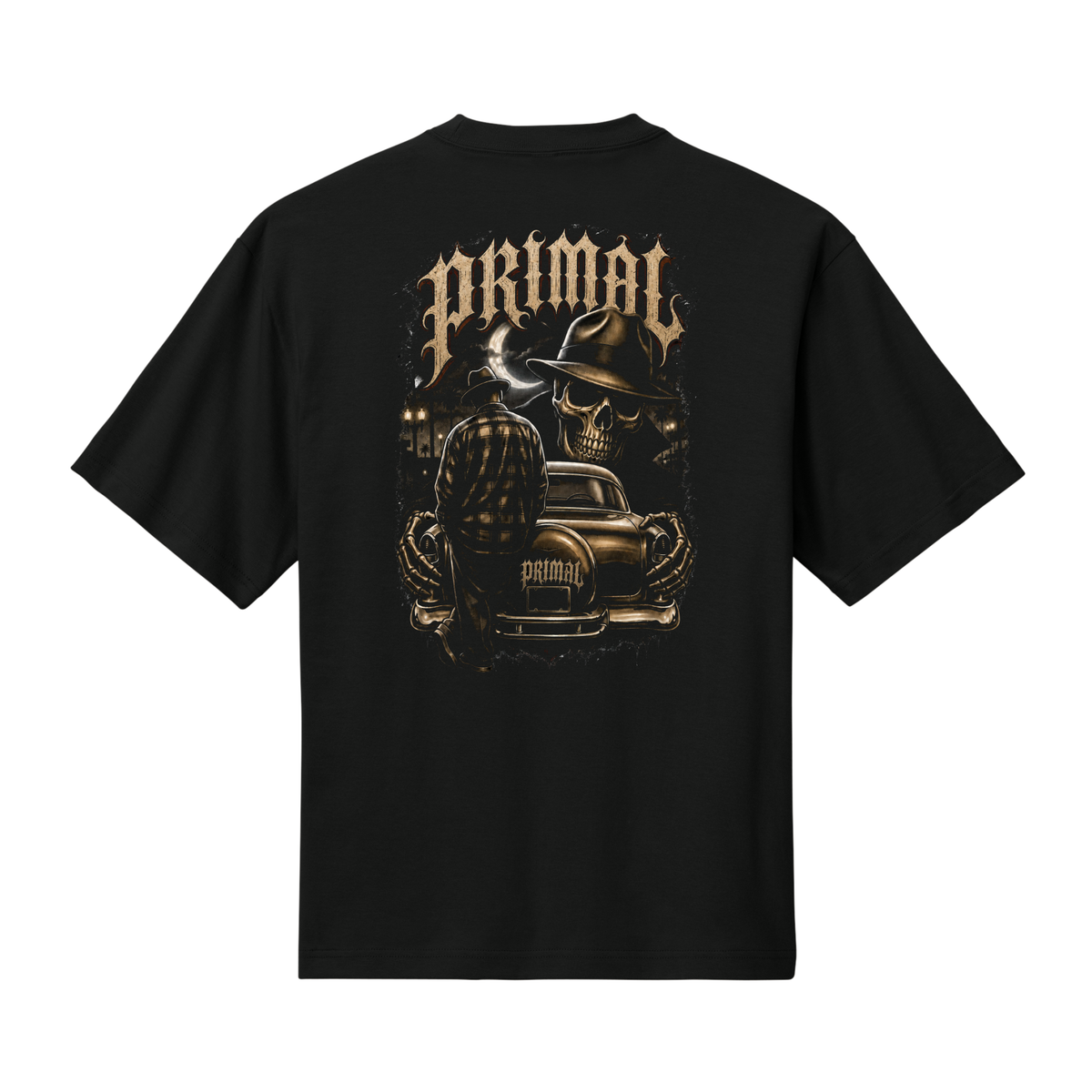 Cholo Nights Drop-Shoulder Oversized Tee
