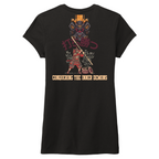 Ladies Conquering Demon Samurai Inner War Fitted Tri-blend Tee