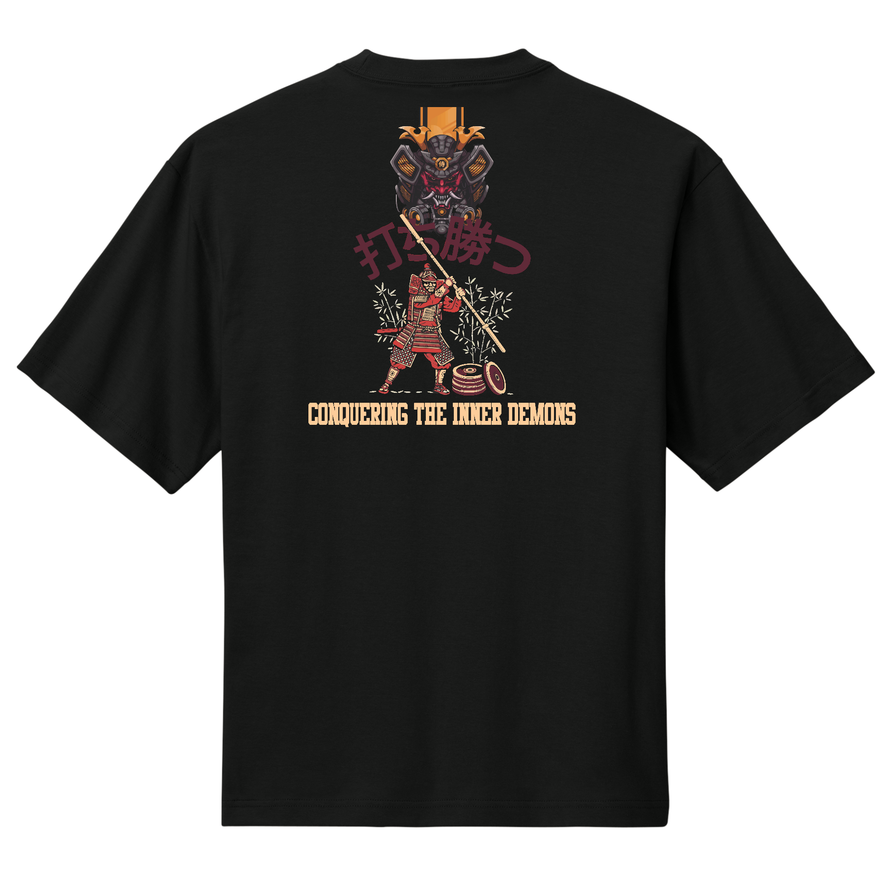 Demon Samurai Classic Fit Tri-Blend Tee