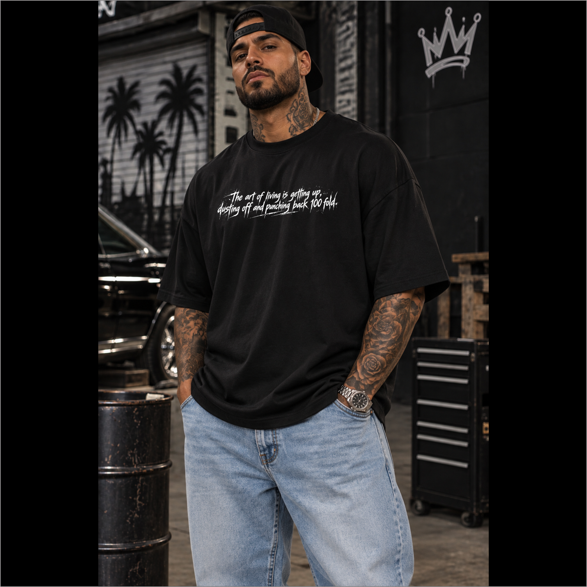 Everlasting Drop-Shoulder Oversized Tee
