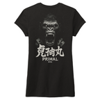 Ladies Gambling Gorilla Fury Fitted Tri-blend Tee