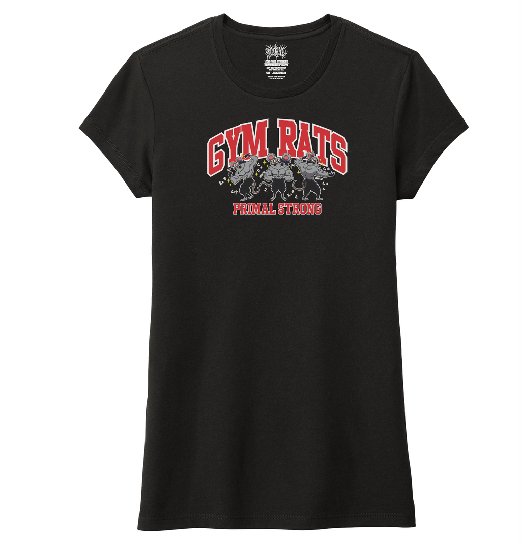 Ladies Gym Rats Fitted Tri-blend Tee