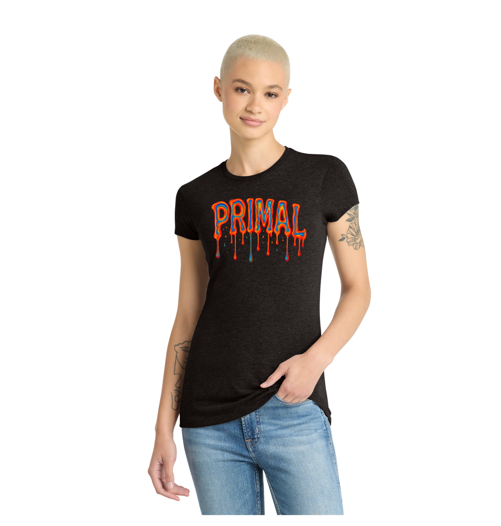 Ladies Infrared Primal Fitted Tri-blend Tee