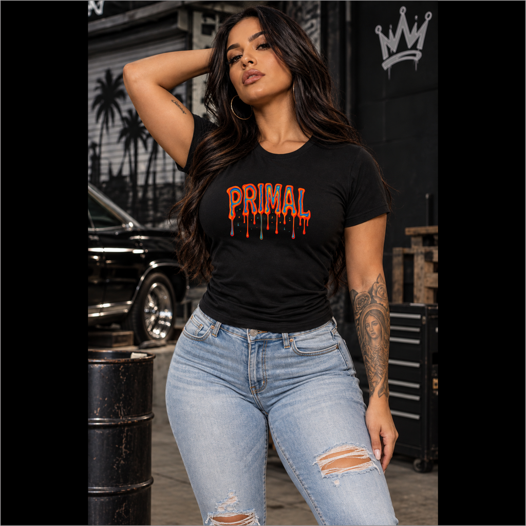 Ladies Infrared Primal Fitted Tri-blend Tee