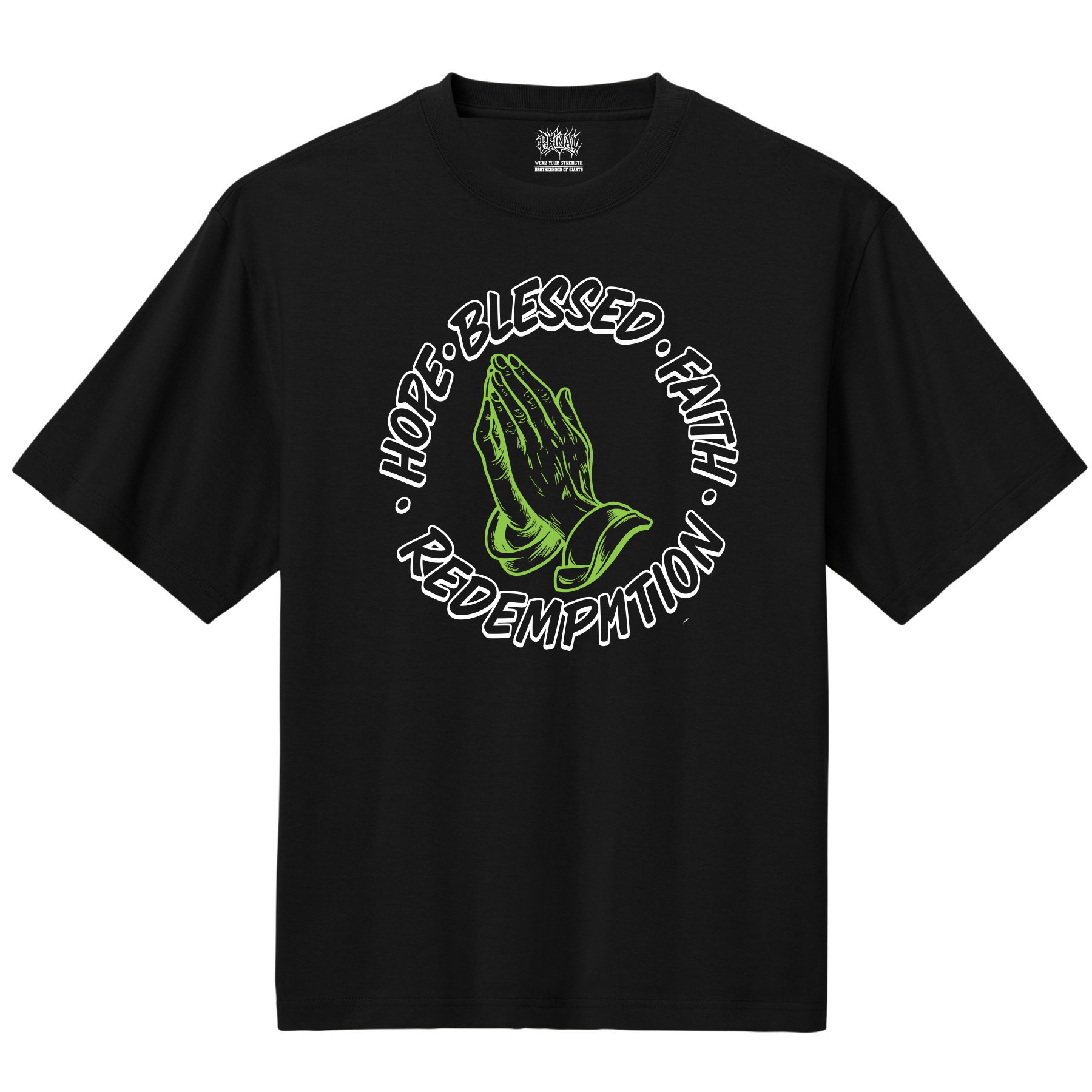Praying Hands Drop-Shoulder Tee