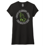 Ladies Praying Hands Fitted Tri-blend Tee