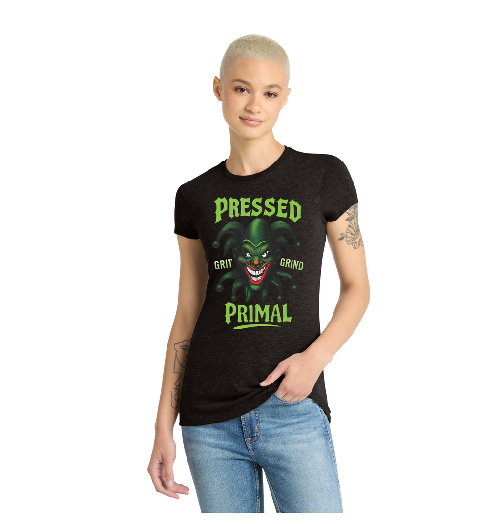 Ladies Pressed Joker Fitted Tri-blend Tee