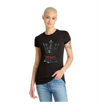 Ladies Sanguis Crown Fitted Tri-blend Tee